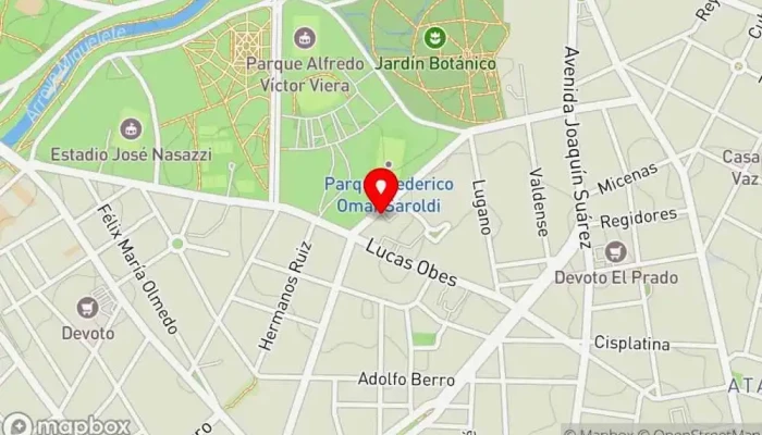 mapa de Mob Garden Bar en Montevideo