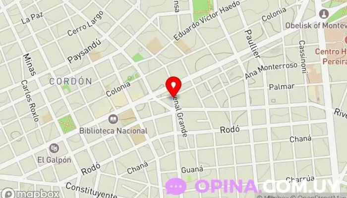 mapa de Montecarlo Propiedades Agencia inmobiliaria en Montevideo