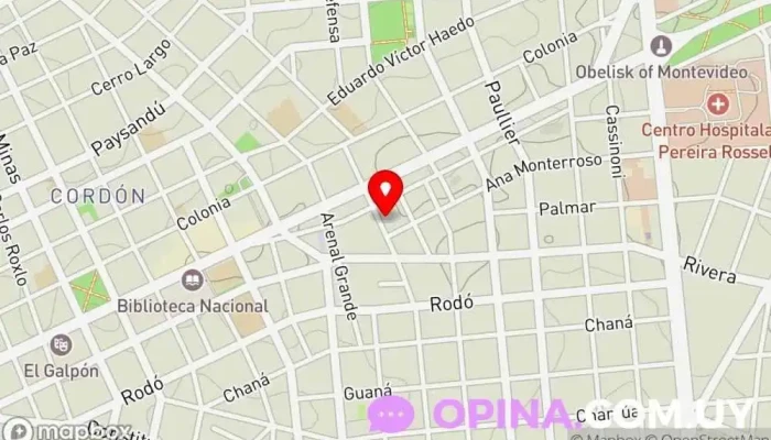 mapa de MONTEVIDEO MAMBO Academia de Bailes Latinos Academia de baile en Montevideo