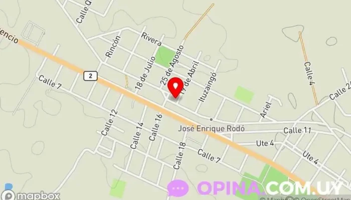 mapa de MR Soluciones Oficinas de empresa en José Enrique Rodó