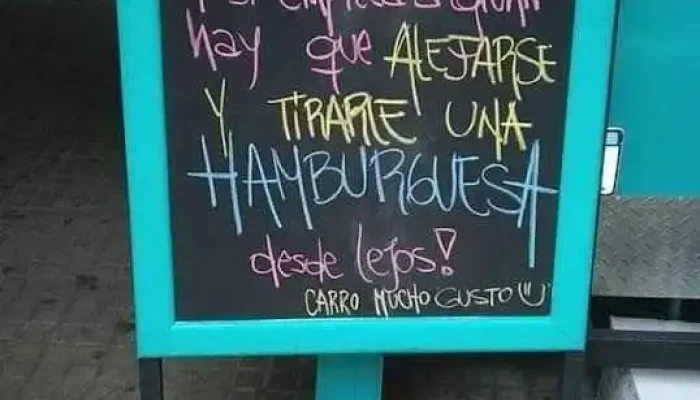 Mucho Gusto:  Menu - Hamburguesería