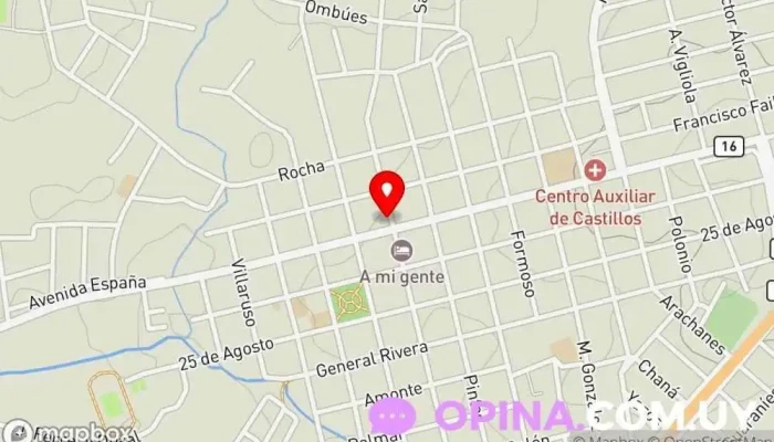 mapa de MUNDO MAGICO Tienda de artículos de fiesta en Castillos