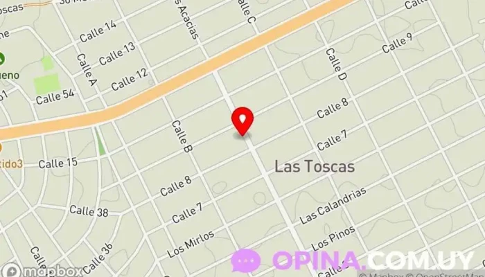 mapa de MundoAzul Tienda de regalos en Las Toscas