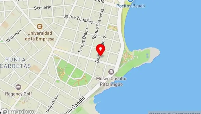 mapa de My Suites Hotel Montevideo Hotel en Montevideo