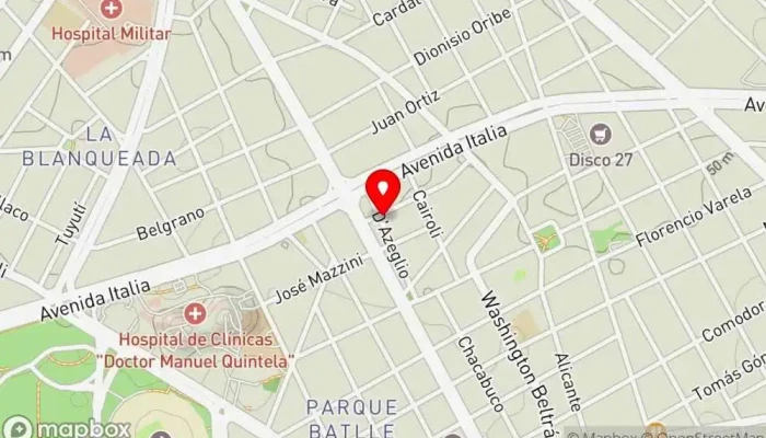 mapa de Nacan Coffee and Food Bar en Montevideo