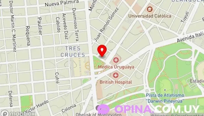 mapa de NARANJITA | Centro de Educación Inicial y Maternal Centro de educación preescolar, Institución educativa en Montevideo