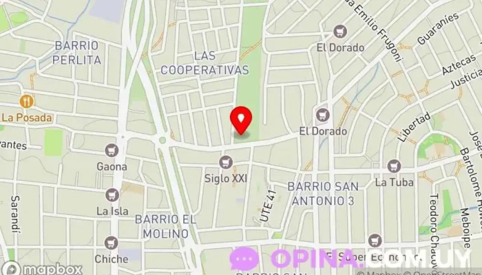 mapa de NaturArte Diseño Taller de Papelería Artística y Creativa Tienda de regalos, Taller de encuadernación, Artesanía, Papelería, Organizador de eventos, Tienda de collage en Maldonado