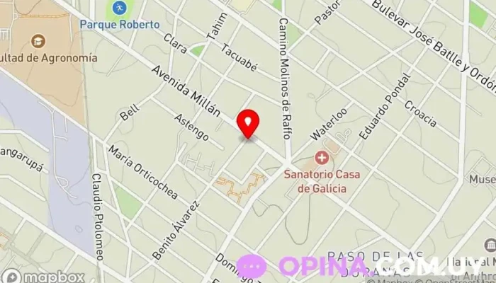 mapa de Negocios Inmobiliarios  en Montevideo