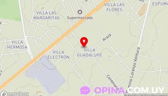 mapa de Nobel Propiedades Agencia inmobiliaria en Barros Blancos