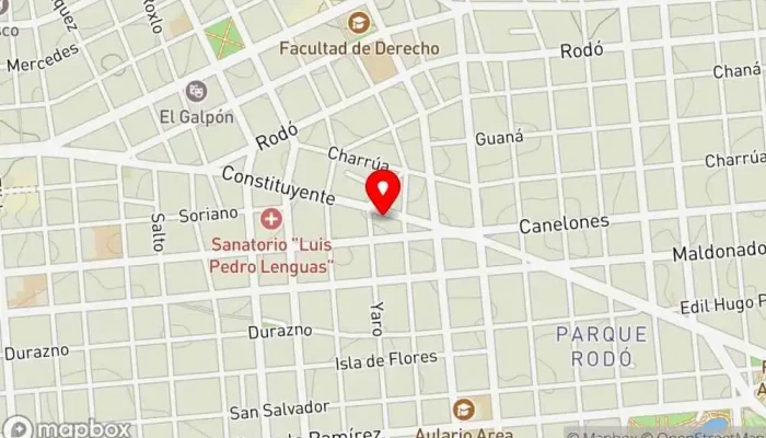 mapa de NOI Caffé Cafetería en Montevideo