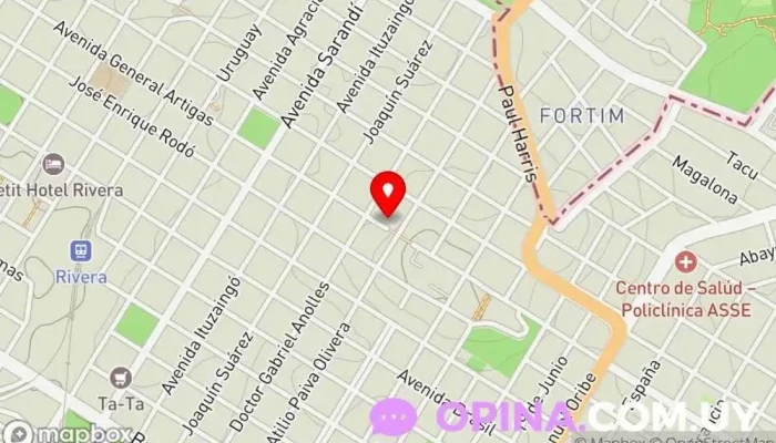 mapa de Northern School Rivera | Colegio Bilingüe | Primaria Colegio bilingüe en Rivera