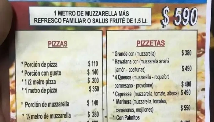 Nuevo Navegando:  Menu - Restaurante