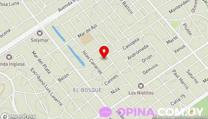 mapa de NV Dancestudio Academia de baile en Ciudad de la Costa