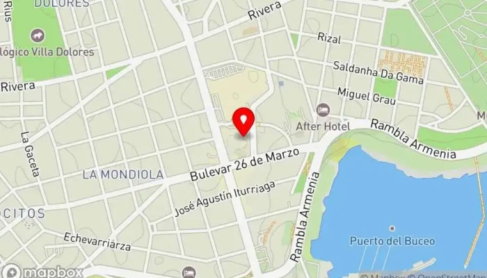 mapa de Ola Poke Restaurante asiático en Montevideo