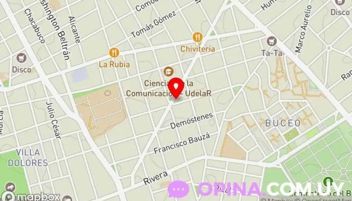 mapa de Olaso Negocios Inmobiliarios Agencia inmobiliaria en Montevideo