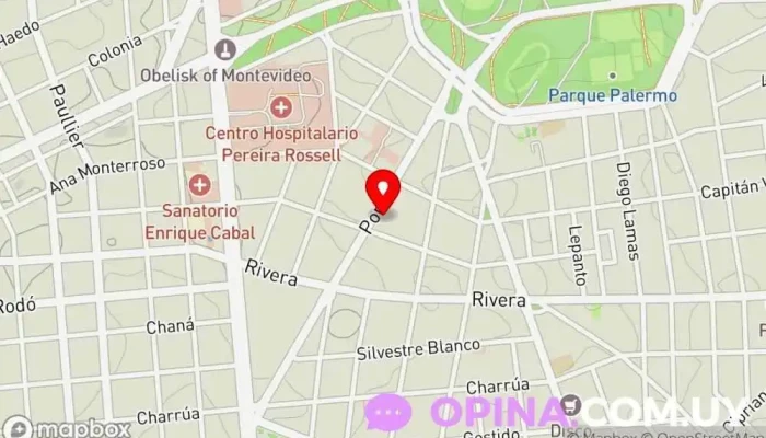 mapa de OnLaser ~ Dra. Micaela Bouchacourt Clínica especializada, Cirujano maxilofacial en Montevideo