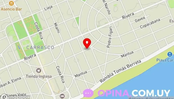 mapa de Open Door Inversiones Agencia inmobiliaria en Montevideo