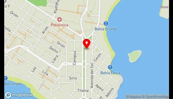 mapa de Orishas Restaurante en La Paloma