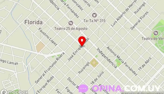 mapa de Orquesta Sinfónica juvenil Florida Escuela de música en Florida