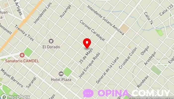 mapa de Oxigeno Gimnasio en Minas