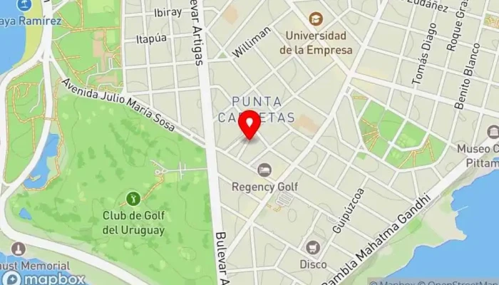 mapa de Panadería Alemana Panadería en Montevideo