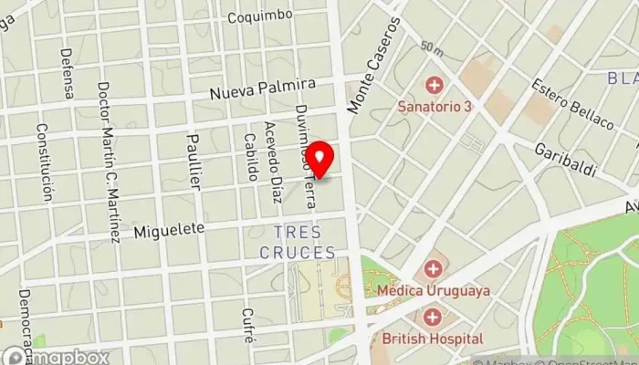 mapa de Panaderia Belgrano Panadería en Montevideo