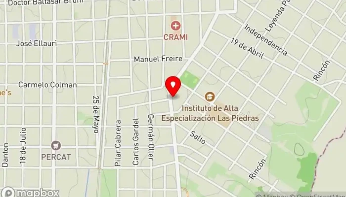 mapa de Panaderia Cuña2 Panadería en Las Piedras