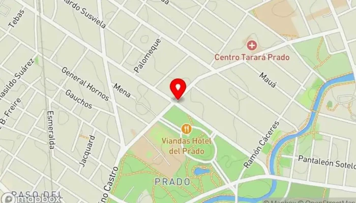 mapa de Panadería Josefina Panadería en Montevideo