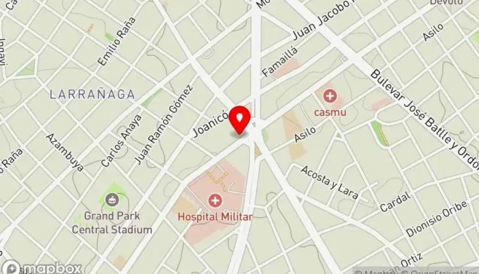 mapa de Panaderia La Nueva Marf Panadería en Montevideo