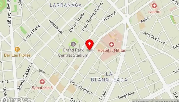 mapa de Panadería La Opera Panadería en Montevideo