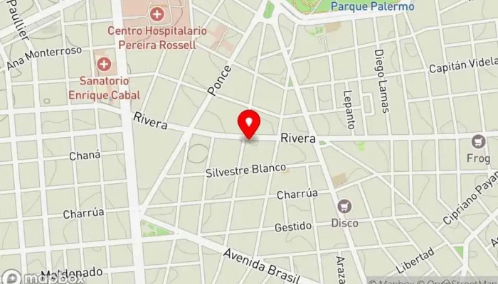 mapa de Panaderia Luxemburgo Panadería en Montevideo