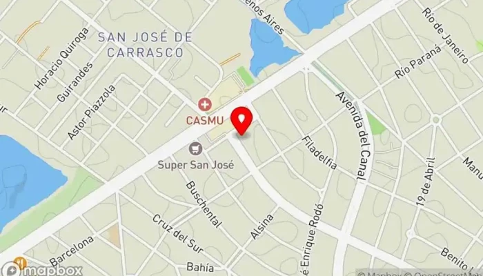 mapa de Panadería Maná Panadería en Ciudad de la Costa