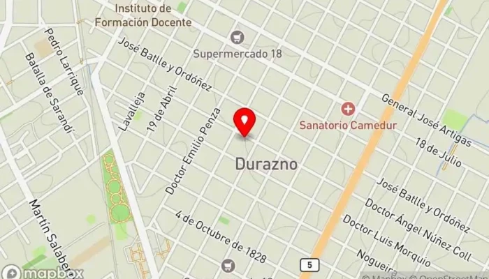 mapa de Panadería Nueva Durazno Panadería en Durazno