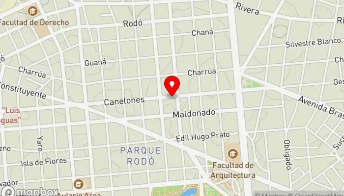 mapa de Panadería Rincón Del Pan Panadería en Montevideo