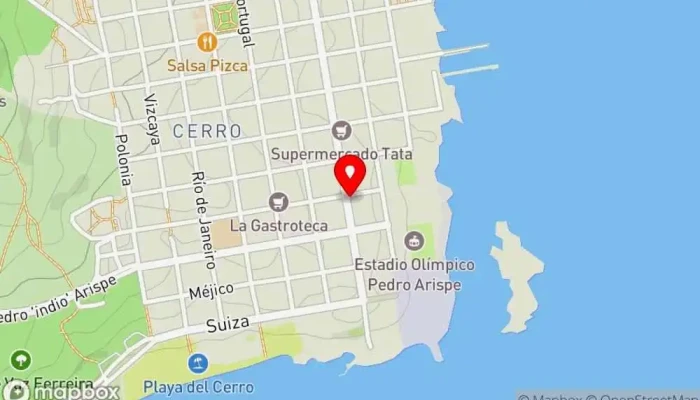 mapa de Panadería Villa Del Cerro Panadería en Montevideo