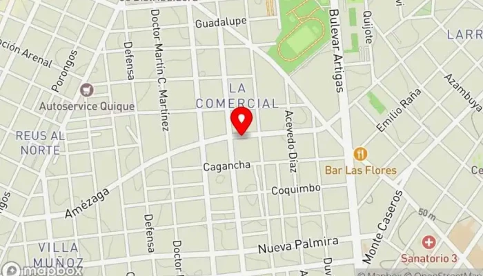 mapa de Panadería y Confitería Nueva La Paz Panadería en Montevideo