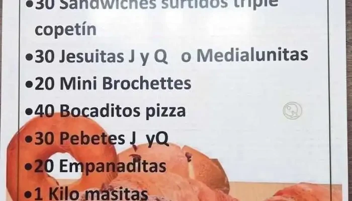 Panaderia Y Confiteria Permedes Menu