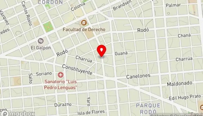 mapa de Panadería y Dulcería ACEVEDO Panadería en Montevideo