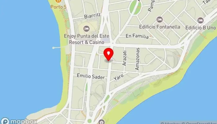 mapa de Panificadora la 2 Panadería, Cafetería en Punta del Este