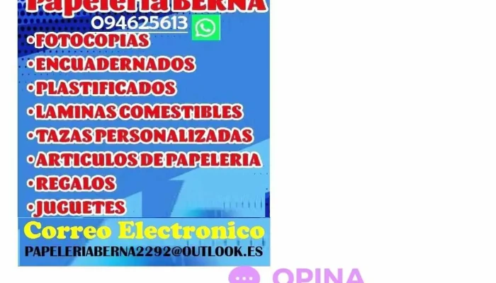 Papelería Berna. - Montevideo