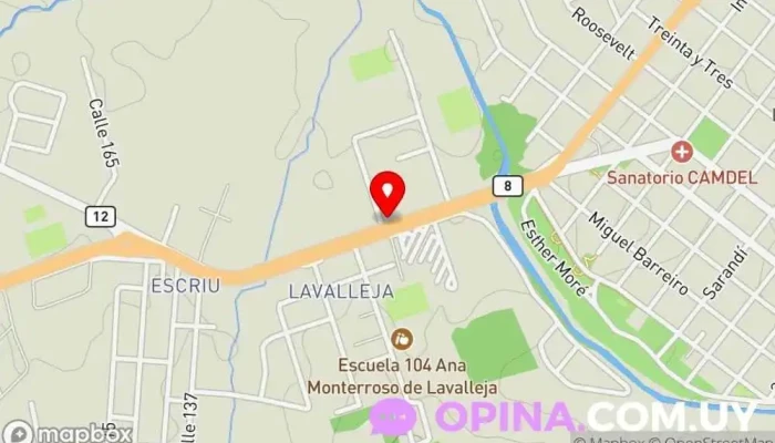 mapa de Papelería CANDELA Papelería en Minas