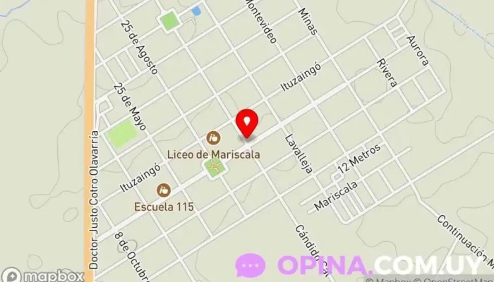 mapa de Papelería C.A.V Fotocopias - Accesorio de Celulares Papelería en Mariscala