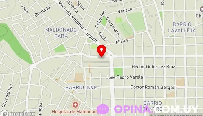 mapa de PAPELERÍA COLORES Tienda de artesanías, Papelería en Maldonado