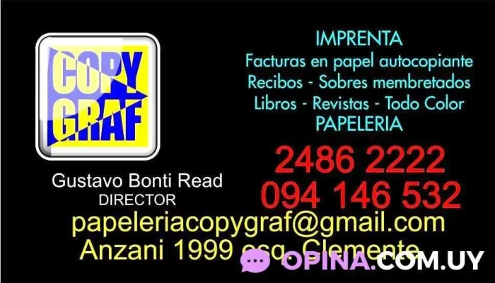 Papeleria Copygraf -  Del Propietario - Montevideo