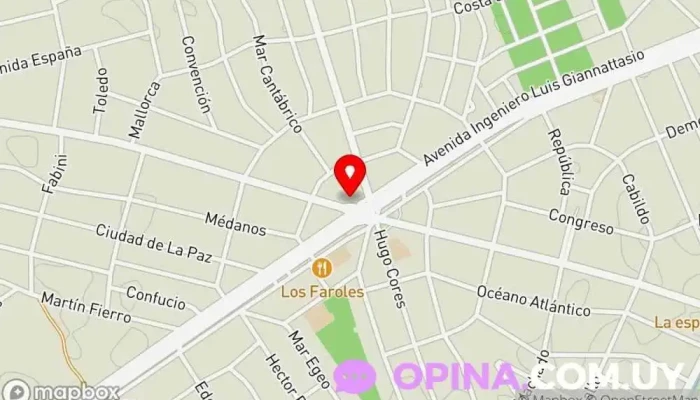 mapa de Papelería El Pinar Papelería en Ciudad de la Costa