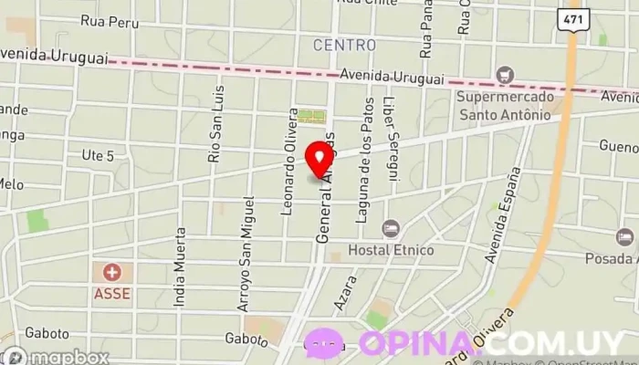 mapa de Papelería Grafito Librería en Chuy