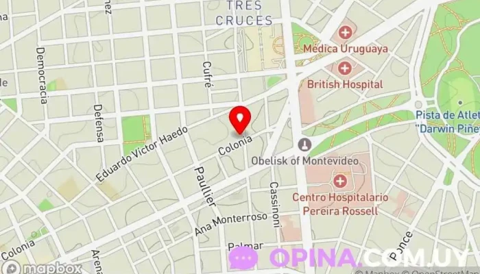 mapa de papeleria ideal artículos pastel Papelería en Montevideo