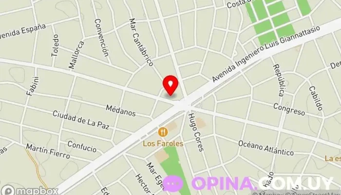 mapa de Papelería Las Dos Torres Centro comercial en Ciudad de la Costa