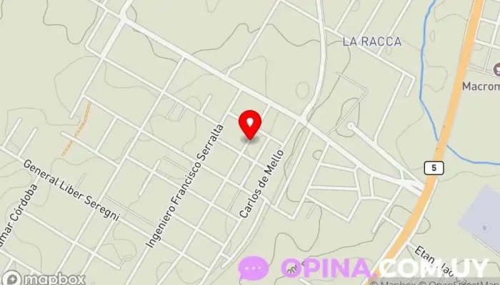 mapa de Papelería Las Nietitas Papelería en Rivera