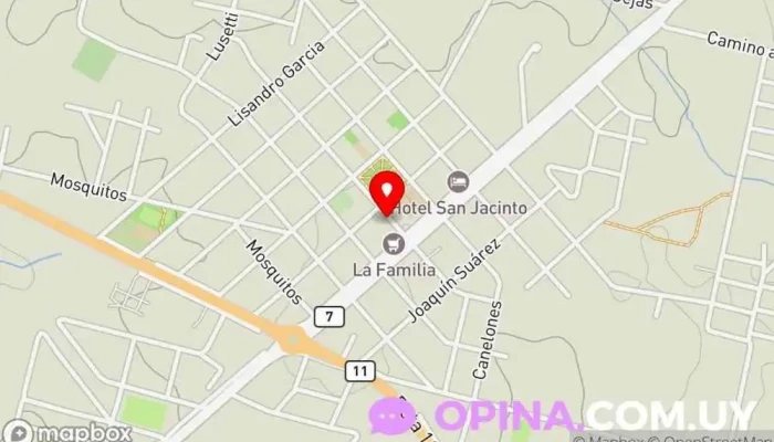 mapa de Papelería Lo de Bocardo Papelería en San Jacinto